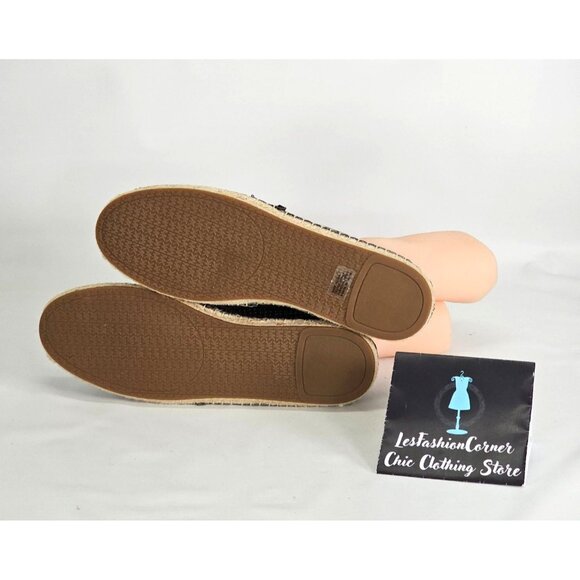 NWT Michael Kors Women's Black Canvas Kendrick Slip-On  Espadrilles Size 9.5 255 - Picture 10 of 16